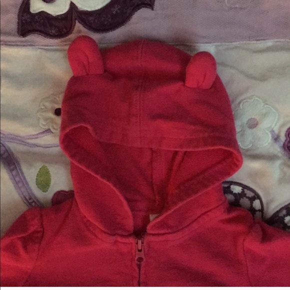 Magenta Hoodie Girls - Picture 2 of 4